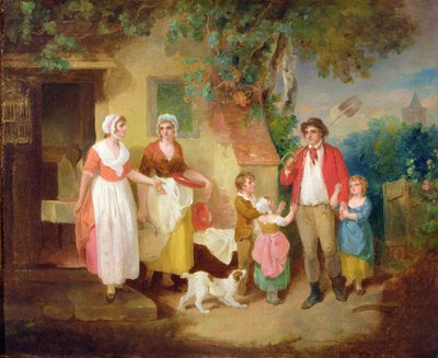 Avond, 1799 door Francis Wheatley